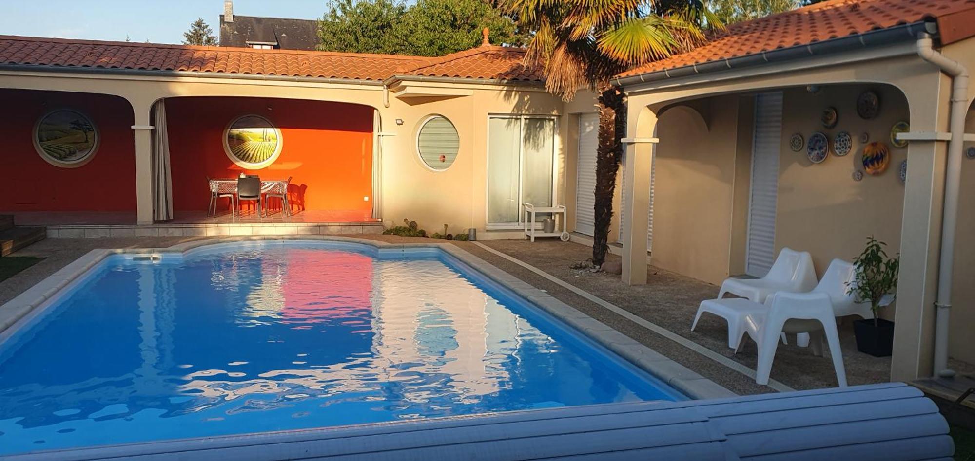 Gite Calme #2 Ou 3 Pers #Piscine #Cholet #Wifi Haut Debit #Travailleurs Thales Lacroix Et Autres Entreprises #Petits Dejeuners Et Repas Possibles Sur Demande Le May-sur-Evre Екстериор снимка
